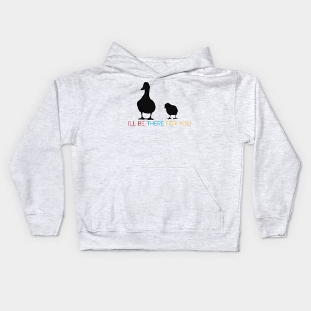 “Chick and Duck” Kids Hoodie by sunkissed